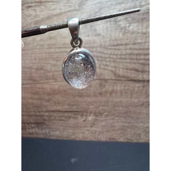 NEW Lepidocrocite super 7 sterling silver oval pendant 4.13 grams - Picture 2 of 10